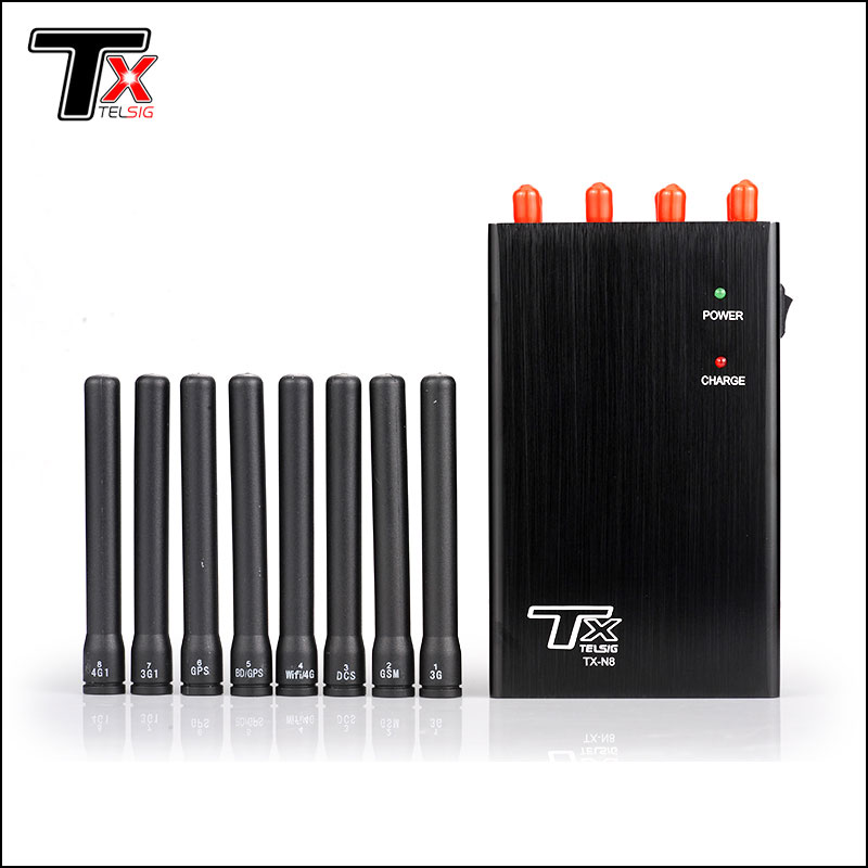 မိုဘိုင်းဖုန်း GPS Anti Track 8 ချန်နယ် Signal Jammer